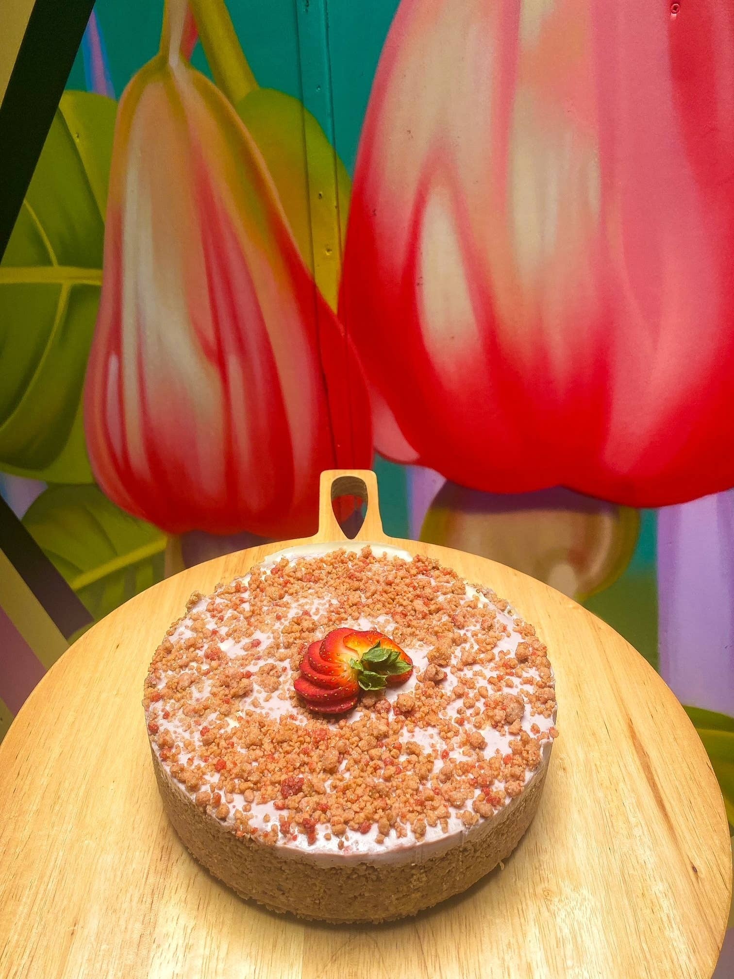 Darë Vegan Cheese Strawberry Shortcake PlantBased Cheesecake